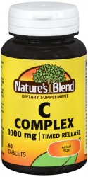 N/B Vit C Cmp 1000 mg Tab 60 By National Vitamin Co