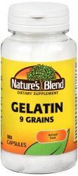 Gelatin 9Gr Capsule 100 Count Nature's Blend