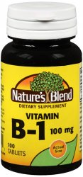 N/B Vit B-1 100 mg Tab 100 By National Vitamin Co