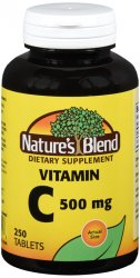 N/B Vit C 500 mg Tab 250 By National Vitamin Co