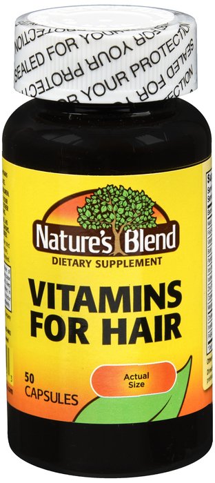 Natures Blend Vitamin For Hair Capsule 50Ct Natures Blend Vitamin For Hair Capsule 50Ct