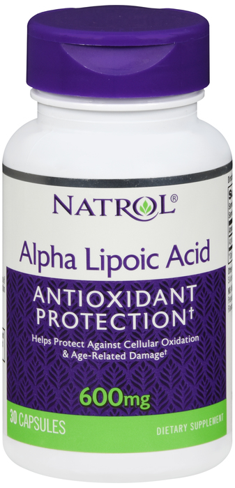 Alpha Lipoic 600 mg Cap 30 By Natrol LLC