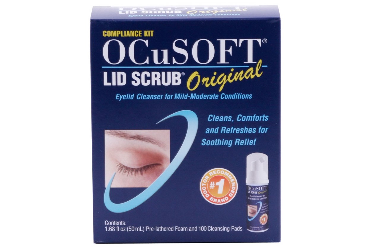 OCUSOFT EYE LID SCRUB FOAM COMPLIANC KIT ORIGINAL