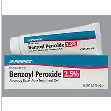 Benzoyl Peroxide 2.5 % Gel 2.1 oz By Major Pharma
