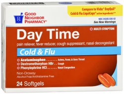 Case of 144-GNP Daytime Cold and Flu 10-5-325mg Cap 24