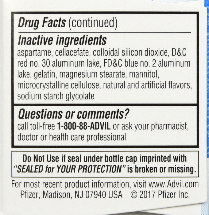 Case of 24Advil Jr Chewtab Grape 24Ct by Pfizer