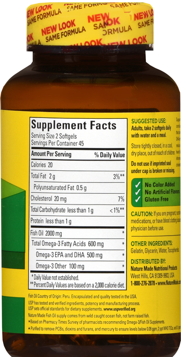 '.Fish Oil 1000mg Softgel 90 Cou.'