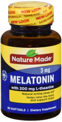 Melatonin Plus Softgel 60 Count Nature Made