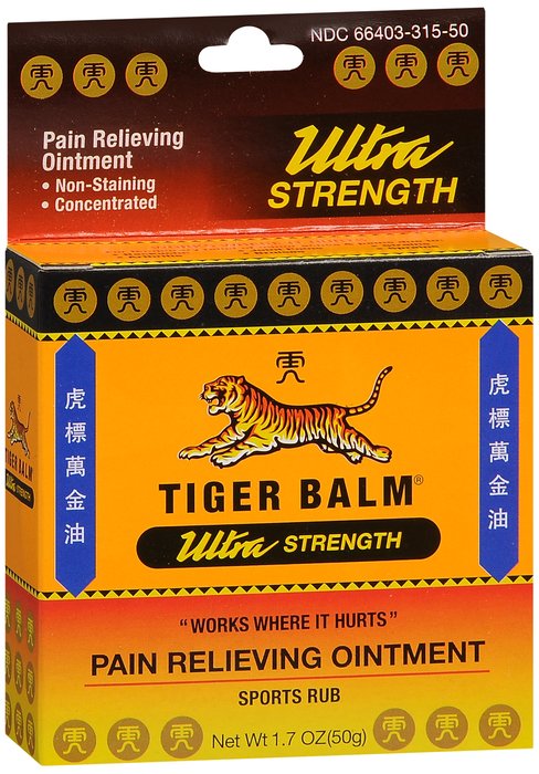 Case of 32-Tiger Balm Ointment Ultra Strength Ointment 50 gm By Pre Of Peace Enterprises In USA 