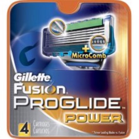 Gillette Fusion Proglide Power Cartridges 4 Each