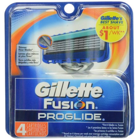 Gillette Fusion Proglide Manual Cartridge 4 Ea