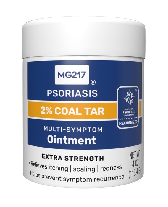 Case of 12-Mg217 Psoriasis Coal tar Formula Ointment 4 oz By Wisconsin Pharmacal Company USA   