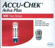 Case of 12-Accu-Chek Aviva Plus Test Strip 100 Count Retail Pack