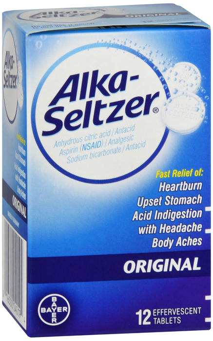 '.Alka-Seltzer 325-1916mg Tab 12.'