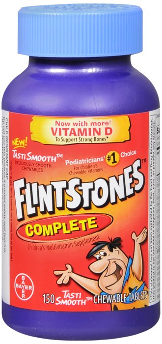Case of 12-Flintstones Multi Chew Completee 150Ct