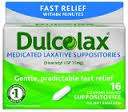 Case of 12-Dulcolax Medicated Laxative Suppositories 16Ct by Chatt