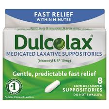 Case of 12-Dulcolax Laxative Medicated 10 mg Comfort Shaped Suppos