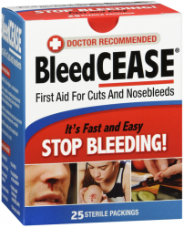 Bleedcease Stop Bleeding 25Ct