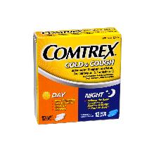 Comtrex Cold Cough Caplet Day Nite 24 Count By Emerson Healthcare 