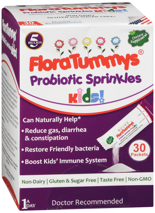 Floratummys Probiotic For Kids Powder 30 By Emerson Healthcare USA 