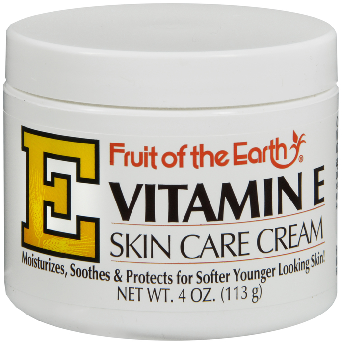 Vitamin E Skin Care Cream - 4 Oz Jar By Fruit Of The Earth 