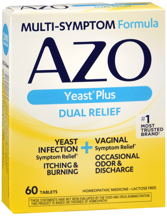 Azo Yeast Tab 60 By I-Health USA 