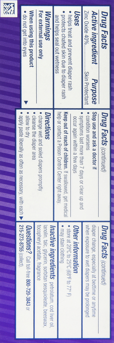 Desitin Paste Max Strength Ointment 2 oz By J&J Consumer USA 