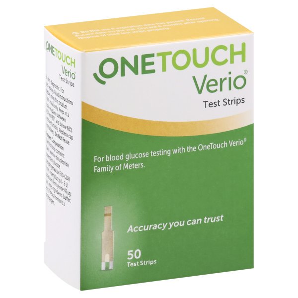 One Touch Strip Verio Lifescan Strip 50 By Lifescan USA 