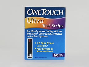 One Touch Ultra Strip 100 Count Lifescan