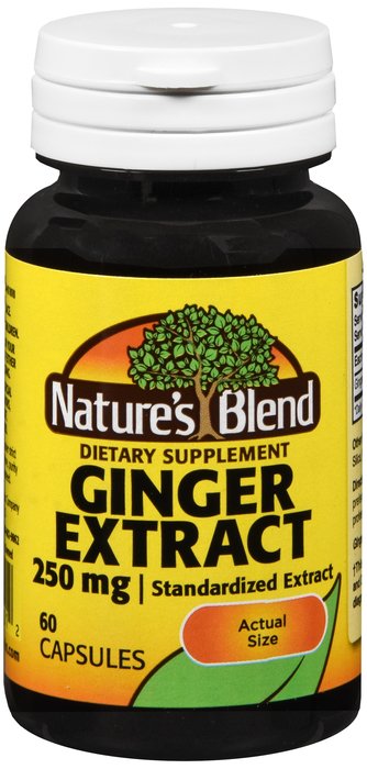 Case of 144-Ginger Extract 250 mg Capsule 250 mg 60 By National Vitamin Co USA 