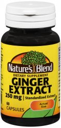 Case of 144-Ginger Extract 250 mg Capsule 250 mg 60 By National Vitamin Co USA 