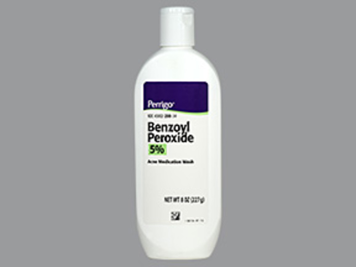 Pack of 12-Benzoyl Peroxide 5 % Liquid 8 Oz By Perrigo Co 