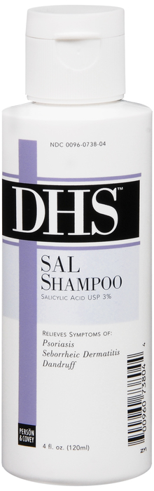 DHS Sal Shampoo 4 Oz Salicylic Acid Topical 3 % By Person & Covey