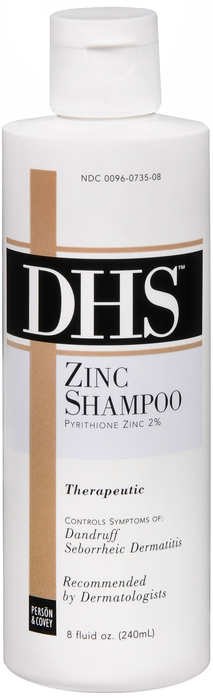 Case of 12-Dhs Zinc Shampoo 8 oz 