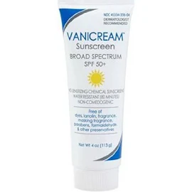 Vanicream Sunscreen Spf 50+ 4 Oz 