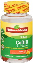 COQ10 100mg Gummie 60 Count Nature Made By Pharmavite Pharm Corp
