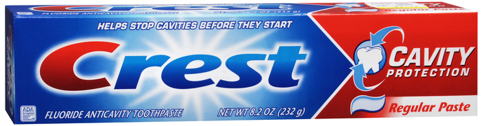 Pack of 12-Crest Cavity Protection Tooth Paste 8.2 oz By P&G 