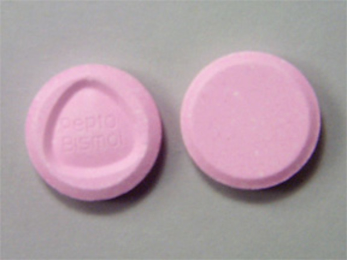 Case of 24-Pepto Bismol 5 Symptom Stomach Relief Original Chewable Tablets 30ct