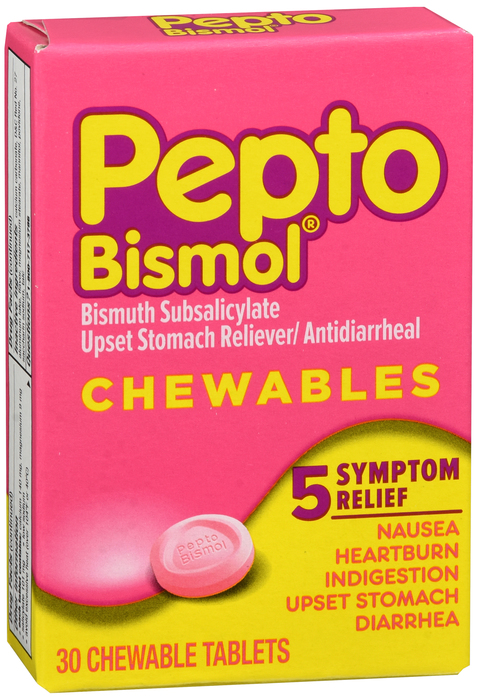 '.Pepto Bismol 5 Symptom.'