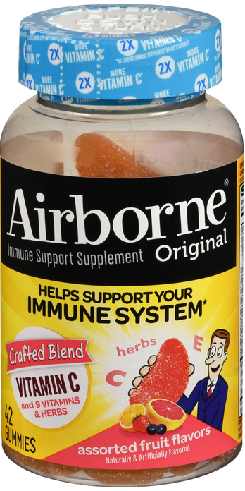 Airborne Immune Support Gummy 42 Count Case of 36 By Reckitt Bencki