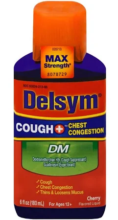 Delsym Cough+ DM Cough/Congest 6 oz By Reckitt Benckiser