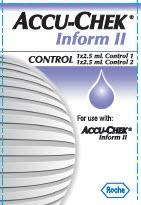 Case of 12-Accu-Chek Inform II Control Solutn 2.5ml 
