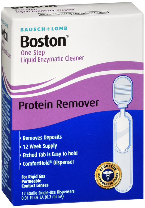 Boston One Step Liquid Enzymatic Cleaner - 0.08 Fl oz Bottle