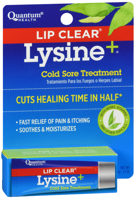 Case of 48-Lysine+ Lip Clear Cold Sore Ointment 7 gm By Quantum USA 