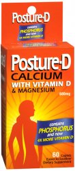 Posture D 600mg Calc/D/Magnesium Tablet 60Ct