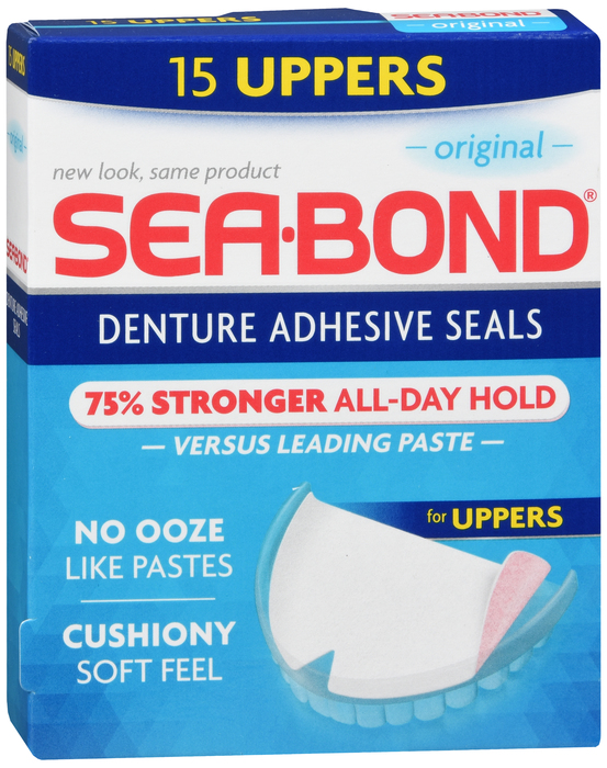 Sea Bond Denture Adhesive Upper 15Ct