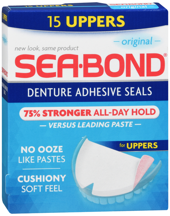 Sea Bond Denture Adhesive Upper 15 By Combe USA 