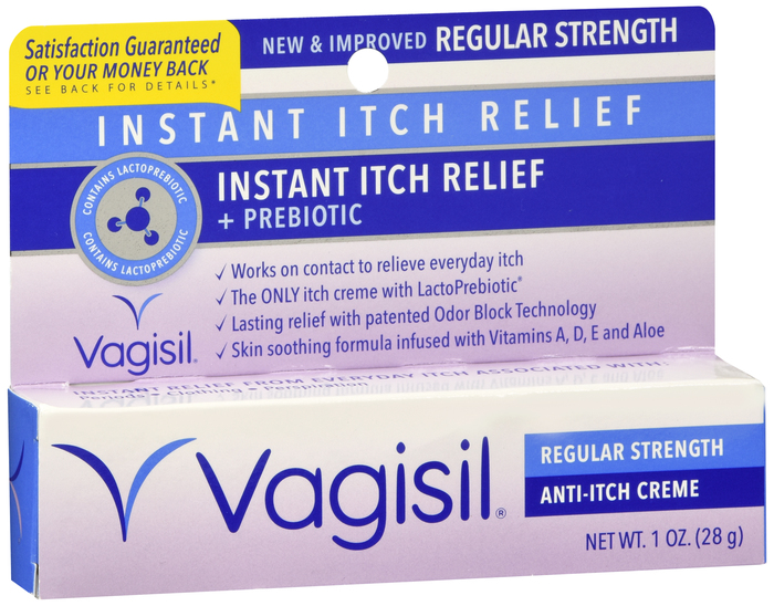 Case of 24-Vagisil Regular Strength Anti-Itch Vaginal Cream 1oz By Combe  USA 
