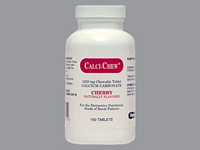 Calci-Chew 500(1250) Chw 100 By Major Pharm/Rugby Item No.:4269761 NDC No.: 00536379201 00536-3792-01 UPC No.: 005363792012 Item Description: Gnrc Mineral Supplements Other Name:Calci-Chew Therapeuti