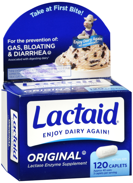 Lactaid Caplet Original Caplet 120 By J&J Consumer USA 